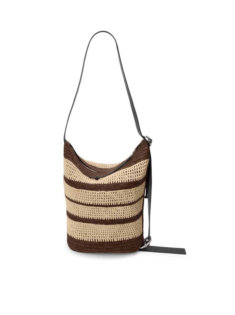 MEDIUM RAFFIA LOOP BUCKET - Loewe X Paula`s Ibiza - Man