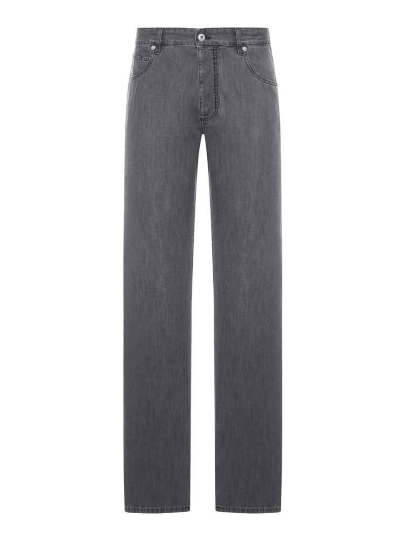 VINTAGE BLACK STRAIGHT LEG JEANS - Bottega Veneta - Man