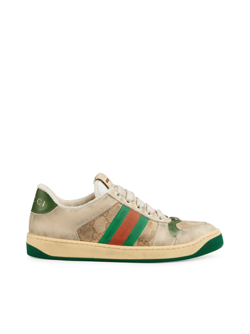 SCREENER SNEAKERS IN LEATHER - Gucci - Woman