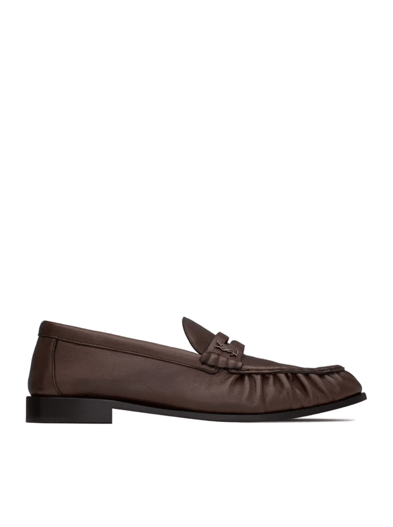 LE LOAFER SOFT MOCCASINS IN MATT LEATHER - Saint Laurent - Man