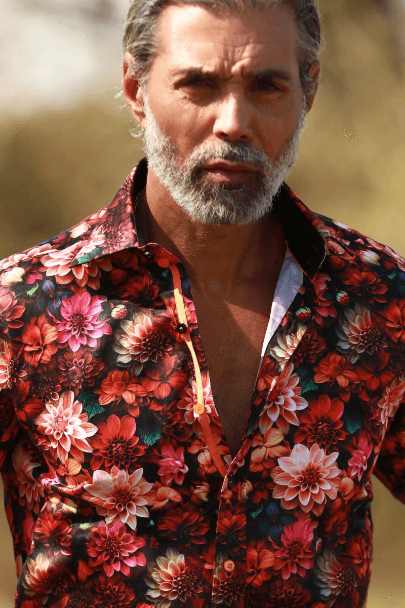 THE HOUSE OF DAHLIA PRINTED SHIRT