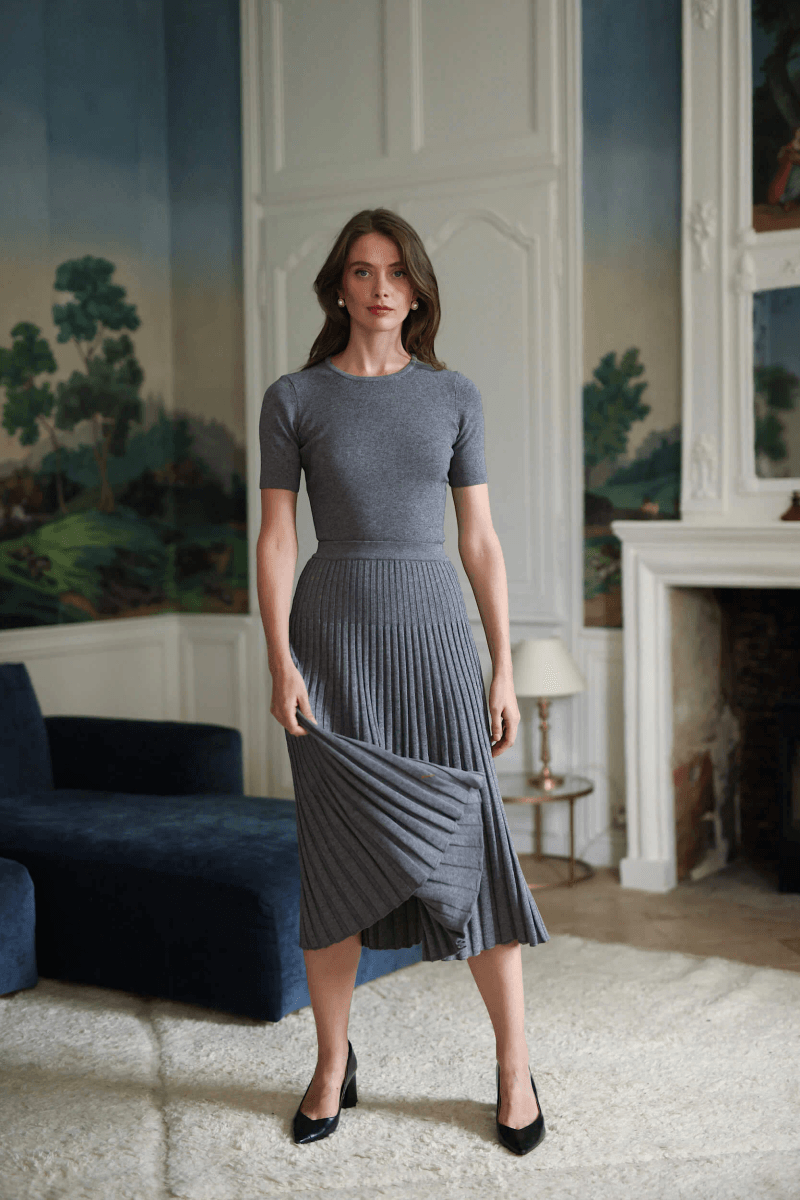 Gaâla Paris Pleated Jupe Hazel