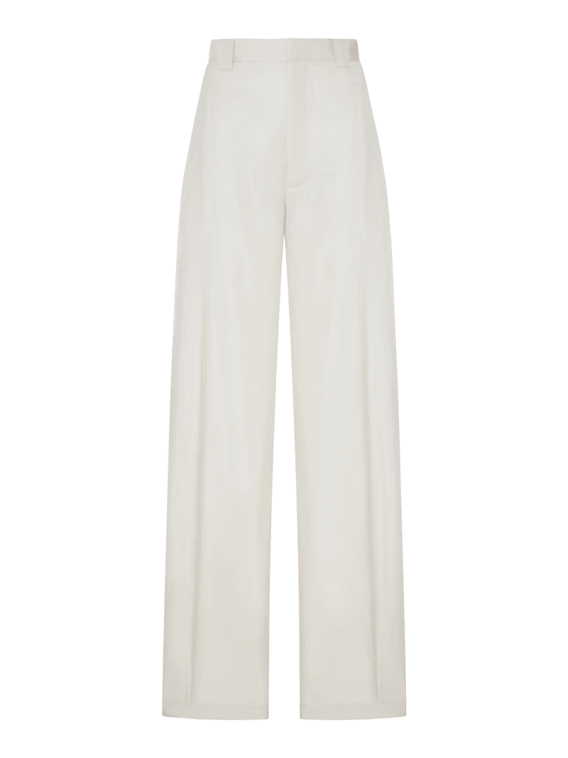 SILK BLEND CHINO TROUSERS - Phoebe Philo - Woman