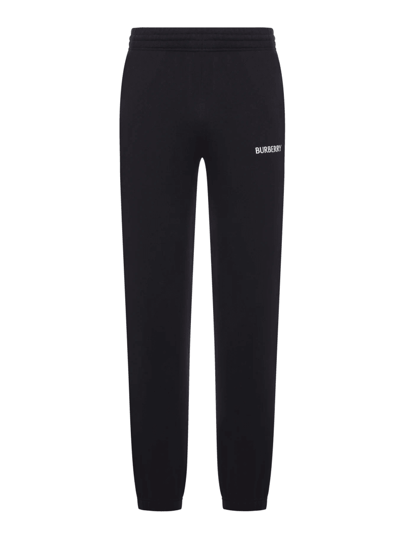 COTTON JOGGING TROUSERS WITH LOGO - Burberry - Man