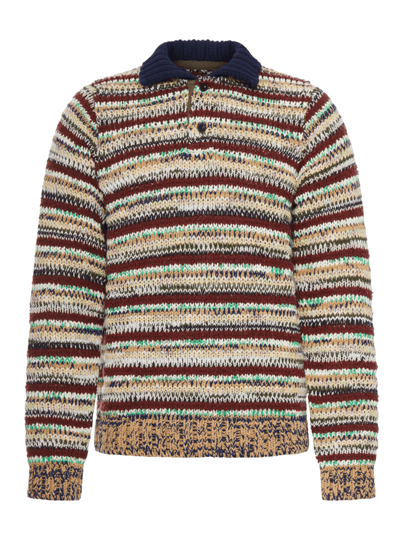 COTTON KNITTED PULLOVER - Sacai - Man