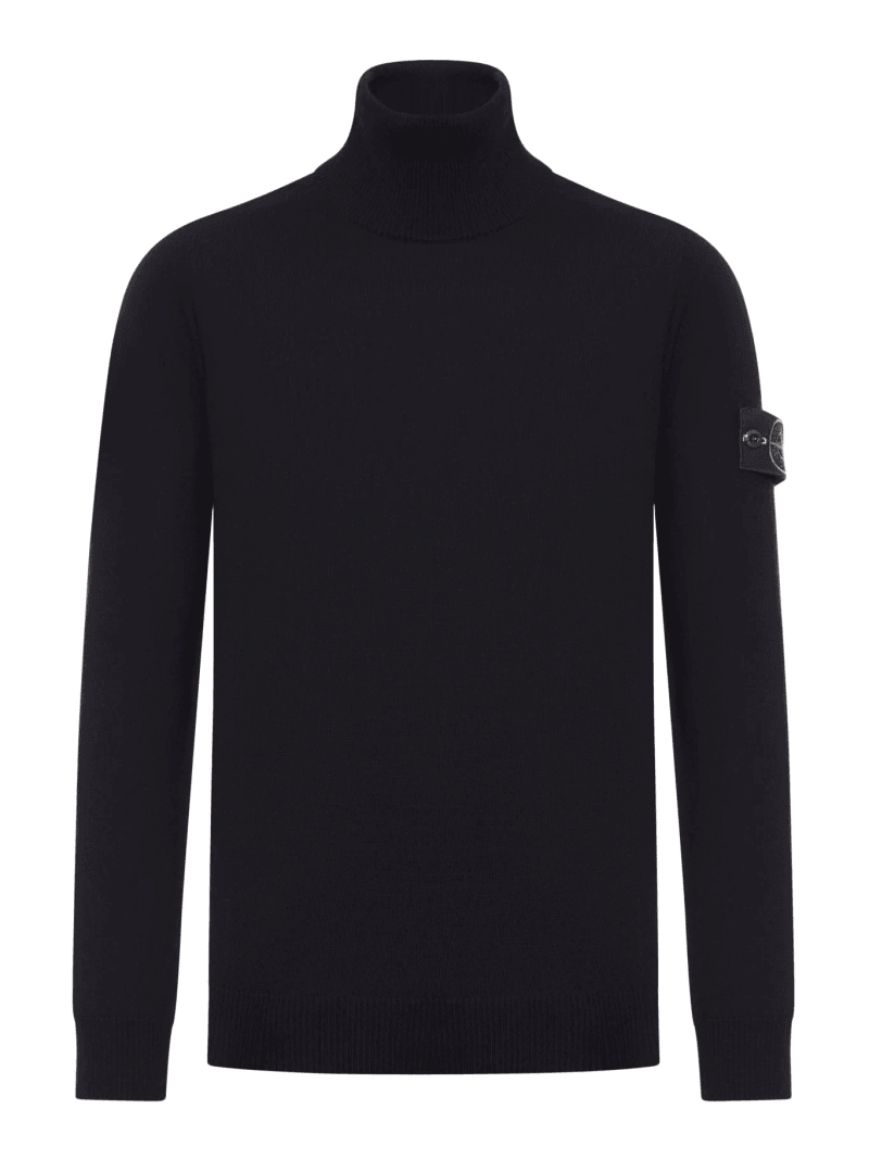 COMPASS LOGO TURTLENECK SWEATER - Stone Island - Man