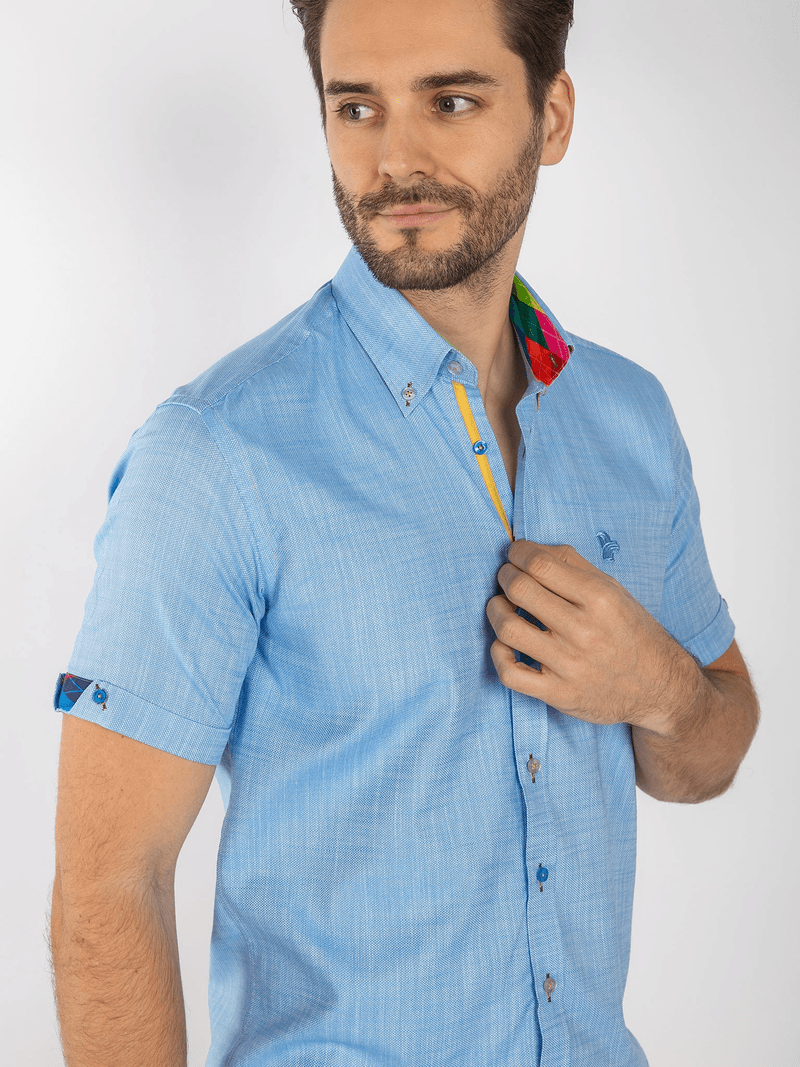 PASTEL TEXTURE CLASSIC SHORT SLEEVE SHIRT