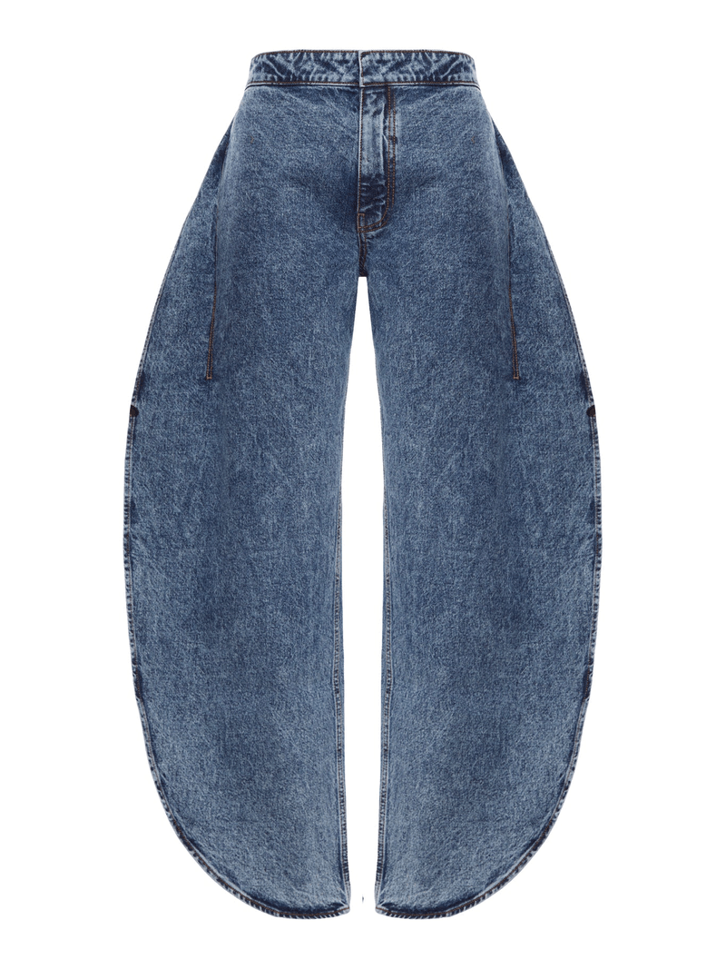 PETAL DENIM TROUSERS - Alaia - Woman