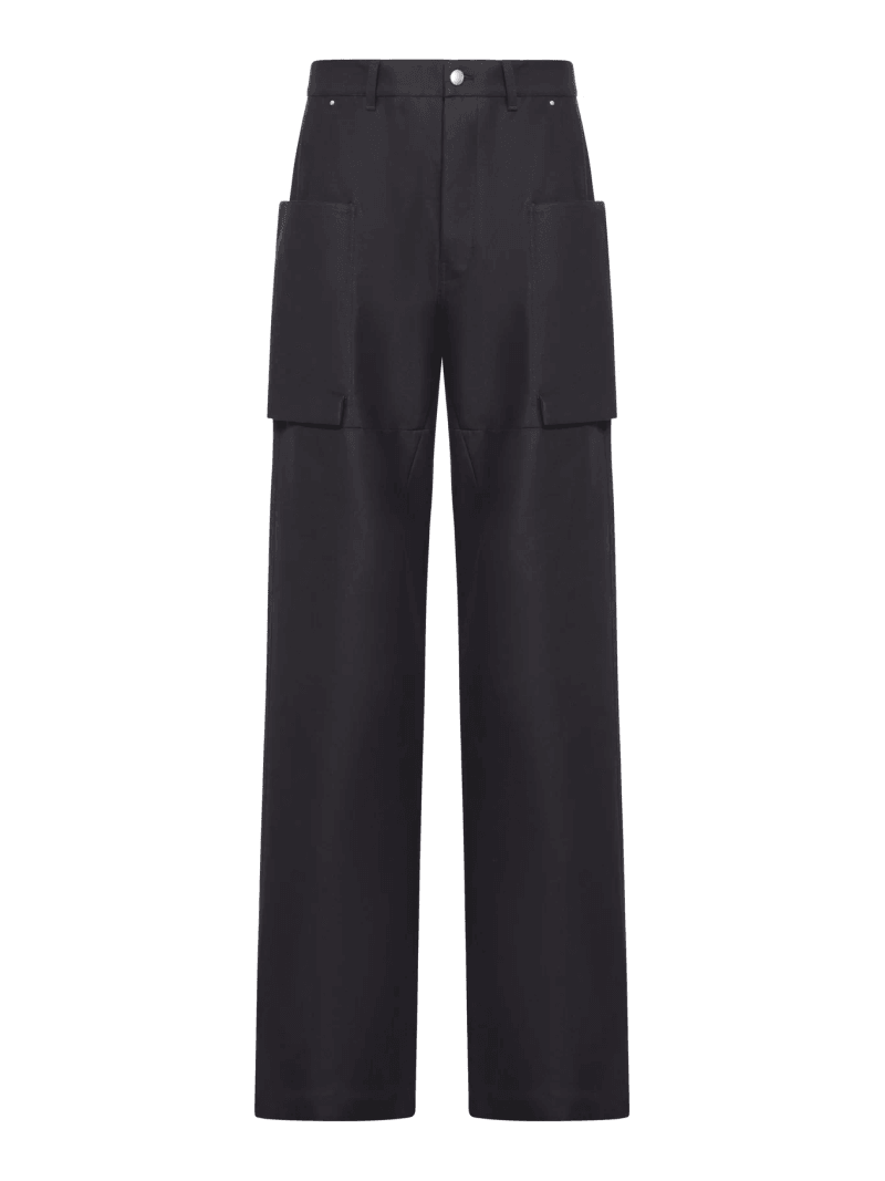 STEFAN COTTON BLEND CARGO PANTS - Rick Owens - Man