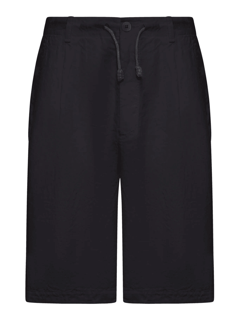 LINEN BERMUDA SHORTS WITH DRAWSTRING - Transit - Man
