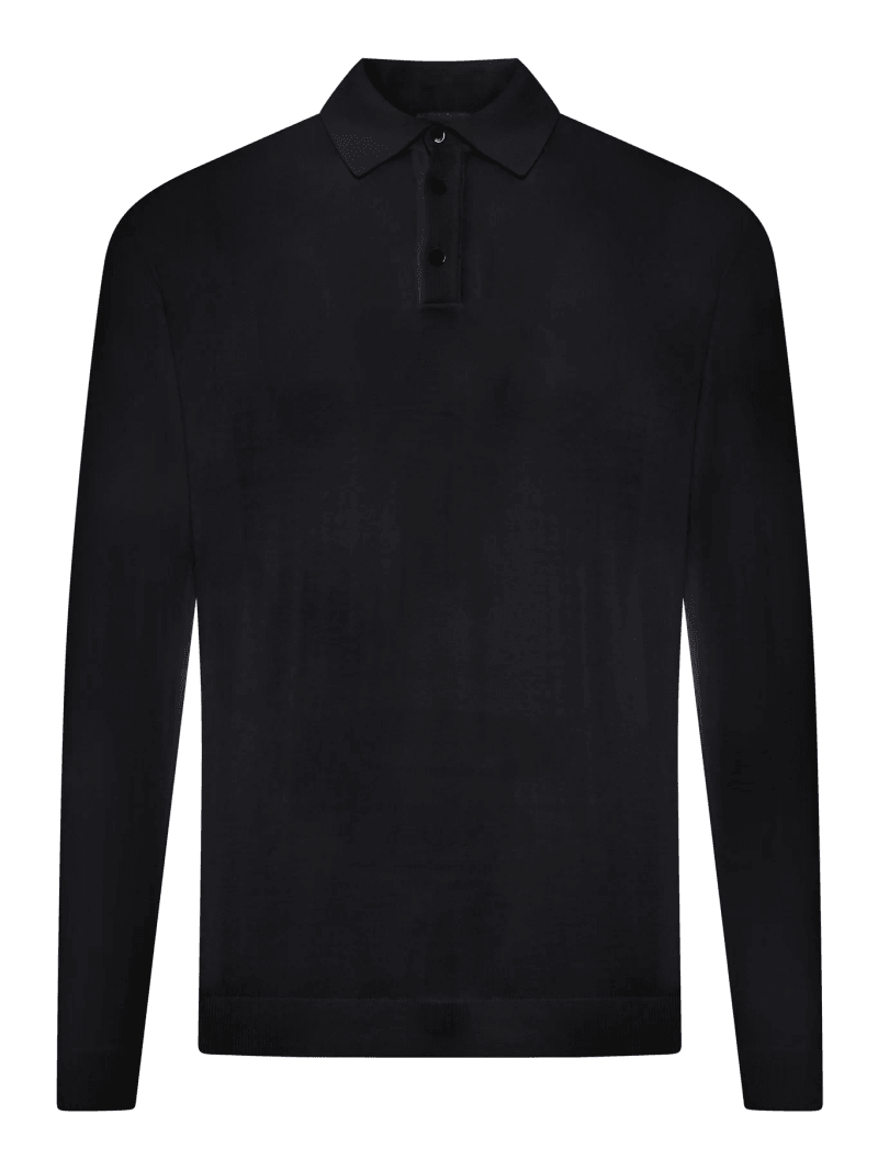 FINE COTTON KNIT POLO SHIRT - Roberto Collina - Man