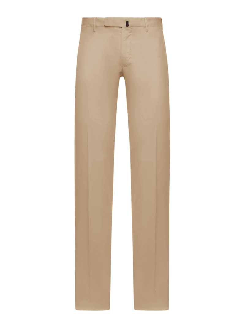 SLIM FIT TAILORED COTTON TROUSERS - Incotex - Man