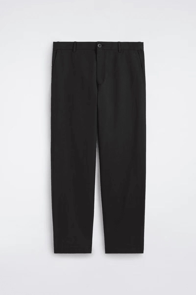 Cotton Straight-Leg Chinos