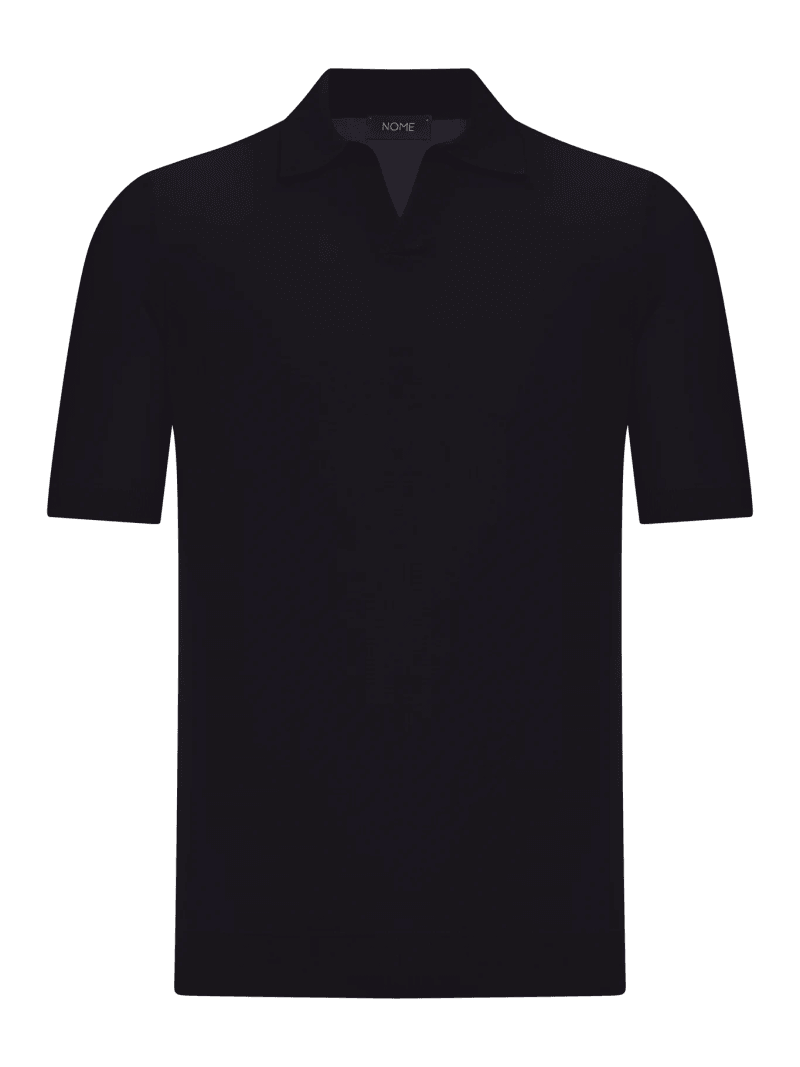 SILK V-NECK POLO SHIRT - Nome G - Man