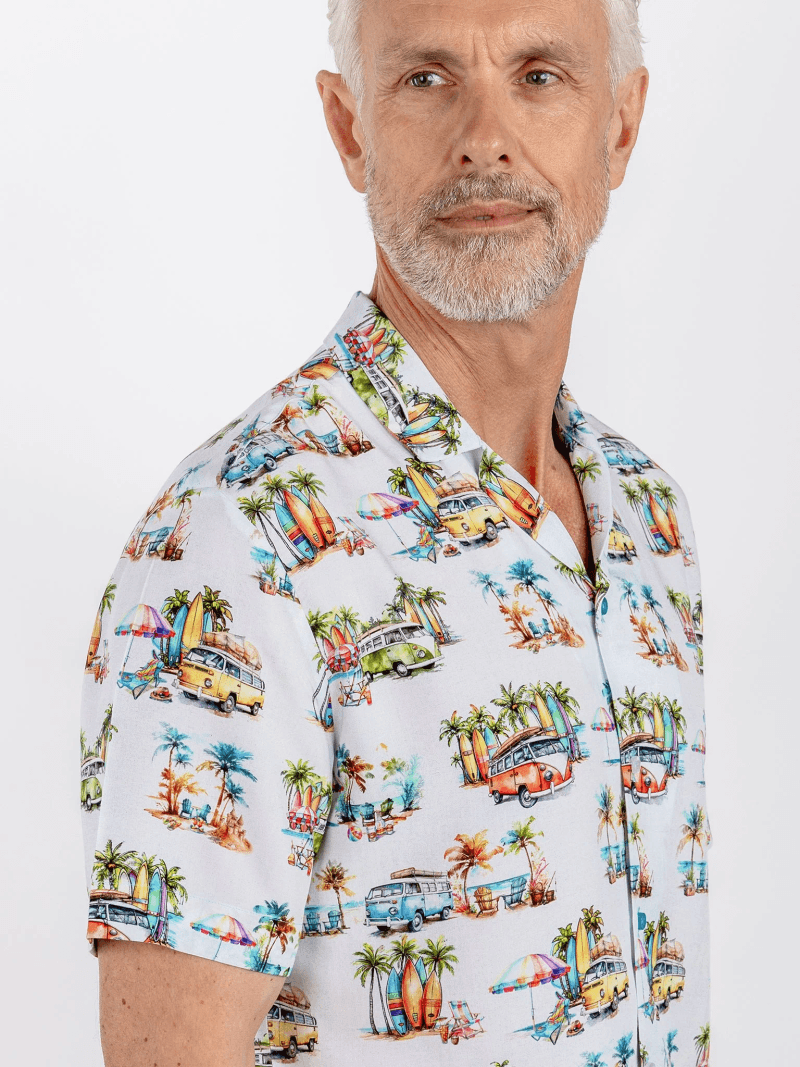 THE BEACH SIGNS HAWAIIAN SHIRT