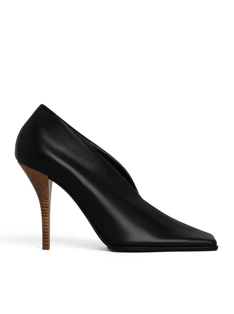 SQUARE LEATHER DÉCOLLETÉ - Alaia - Woman