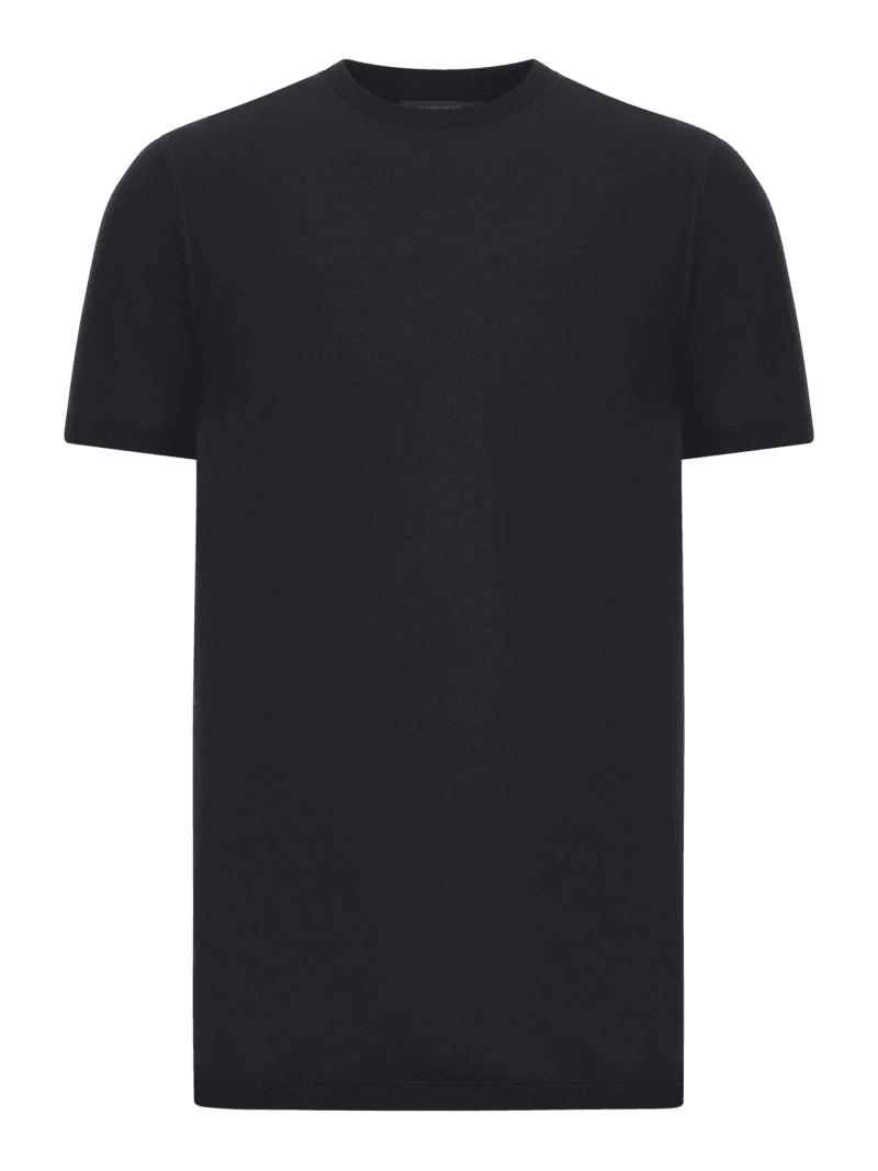 SLIM FIT CREW NECK T-SHIRT IN ICECOTTON - Zanone - Man