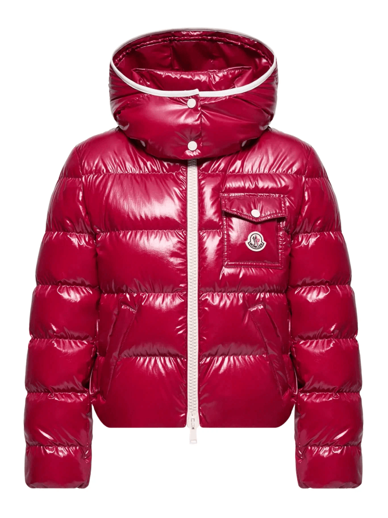 ANDRO SHORT DOWN JACKET WITH HOOD - Moncler - Woman