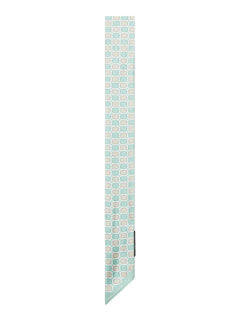 SCARF WITH GEOMETRIC PRINT - Tagliatore - Man