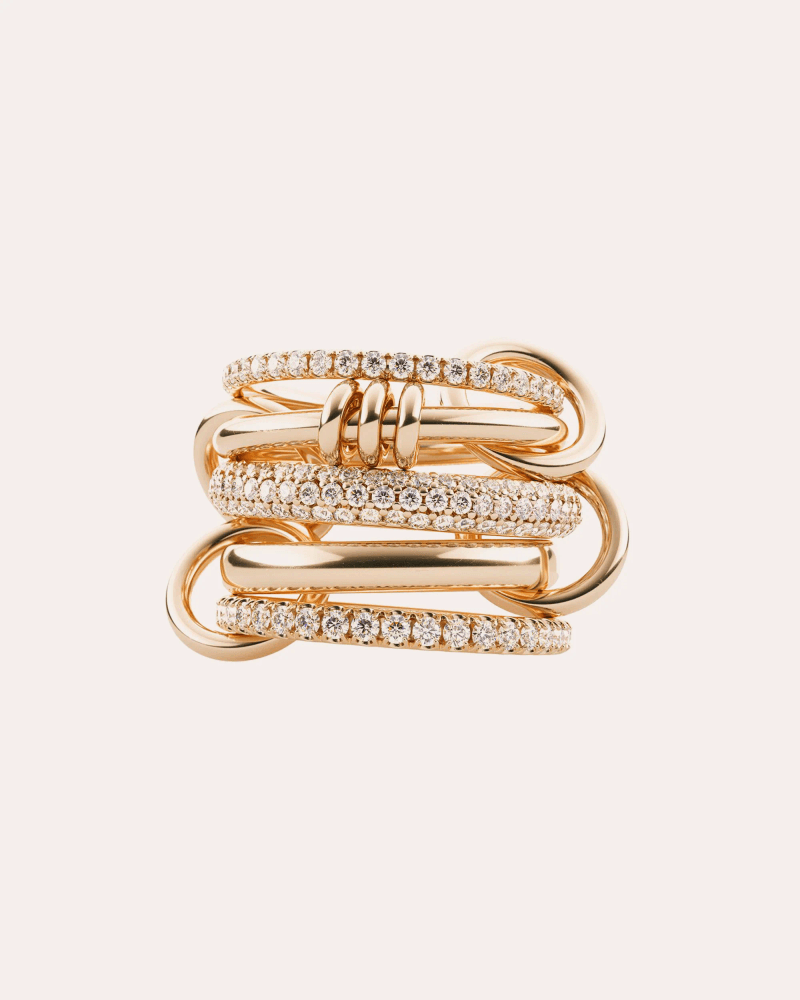 Spinelli Kilcollin Women's Diamond & 18k Gold Venus Ring in Yellow Gold