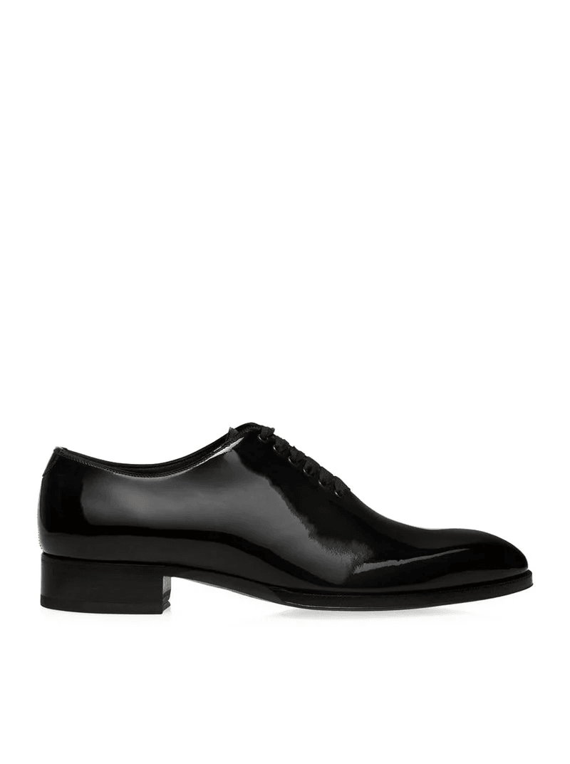 OXFORD ELKAN IN BLACK PATENT - Tom Ford - Man