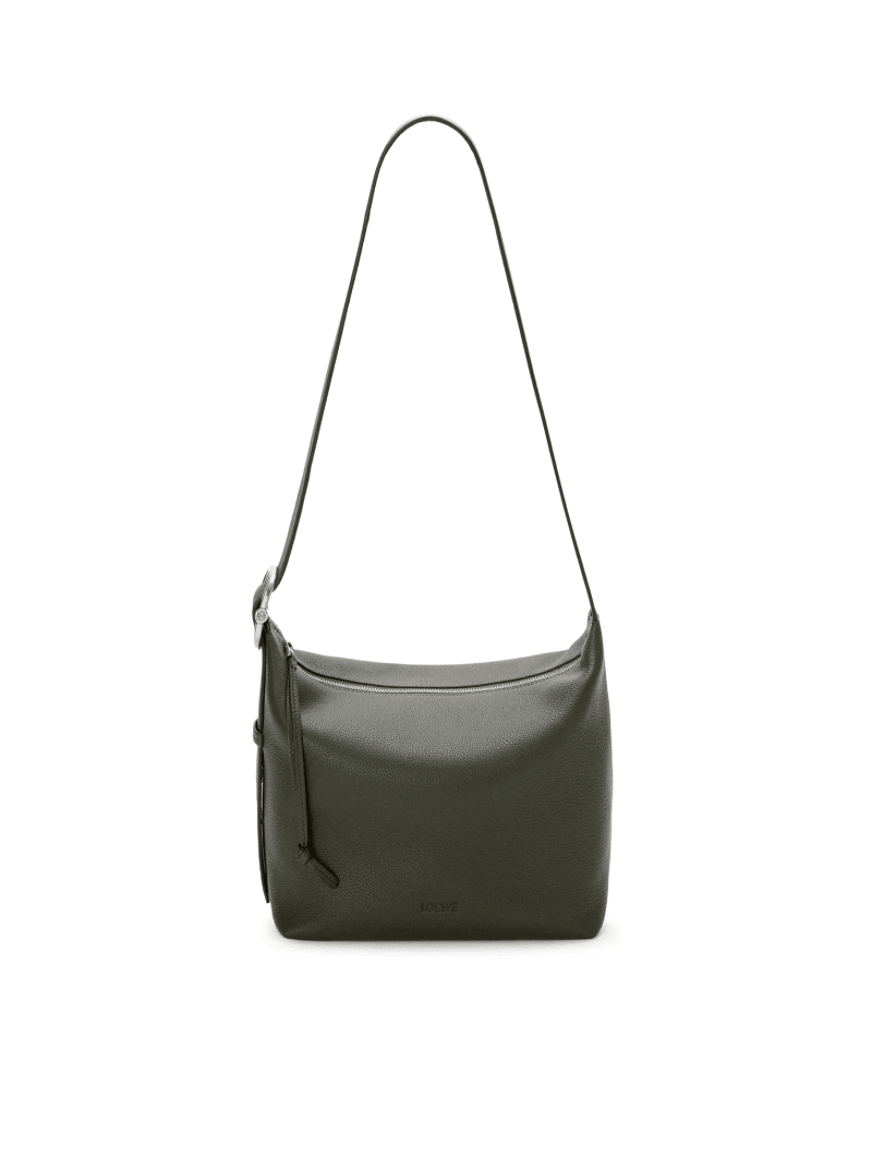 HOBO LOOP BAG IN GRAINED CALFSKIN LEATHER - Loewe - Man
