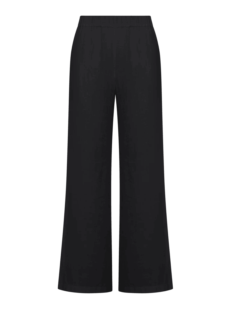 WIDE LEG LINEN TROUSERS - 120% Lino - Woman