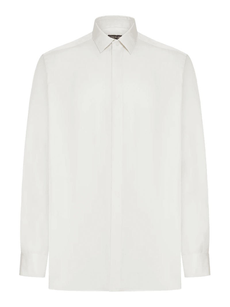 CLASSIC FLUID TWILL SHIRT - Tom Ford - Man