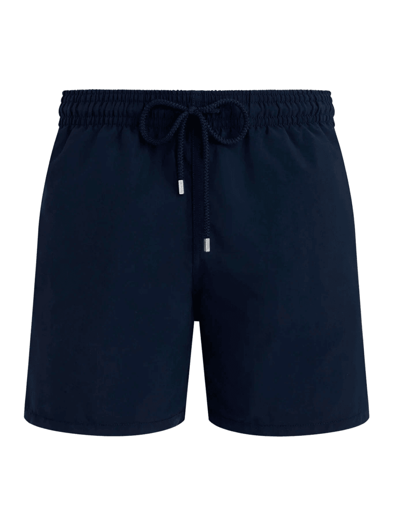SINGLE COLOR SWIMSUIT WITH ENGRAVED LOGO - Vilebrequin - Man