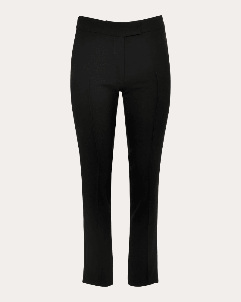 Francesca Miranda Women's Celo Slim Tube Pants in Black Polyester