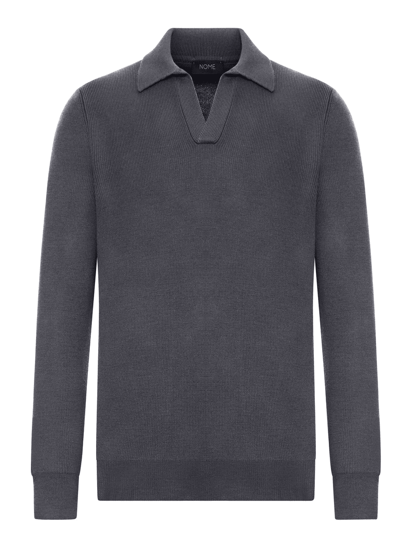 V-NECK POLO SHIRT - Nome G - Man