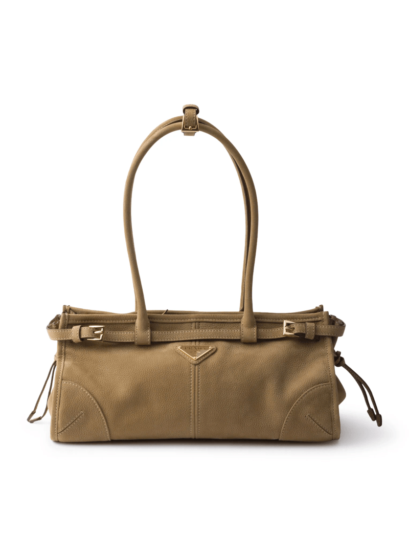 BONNIE MEDIUM HANDBAG IN NUBUCK LEATHER - Prada - Woman