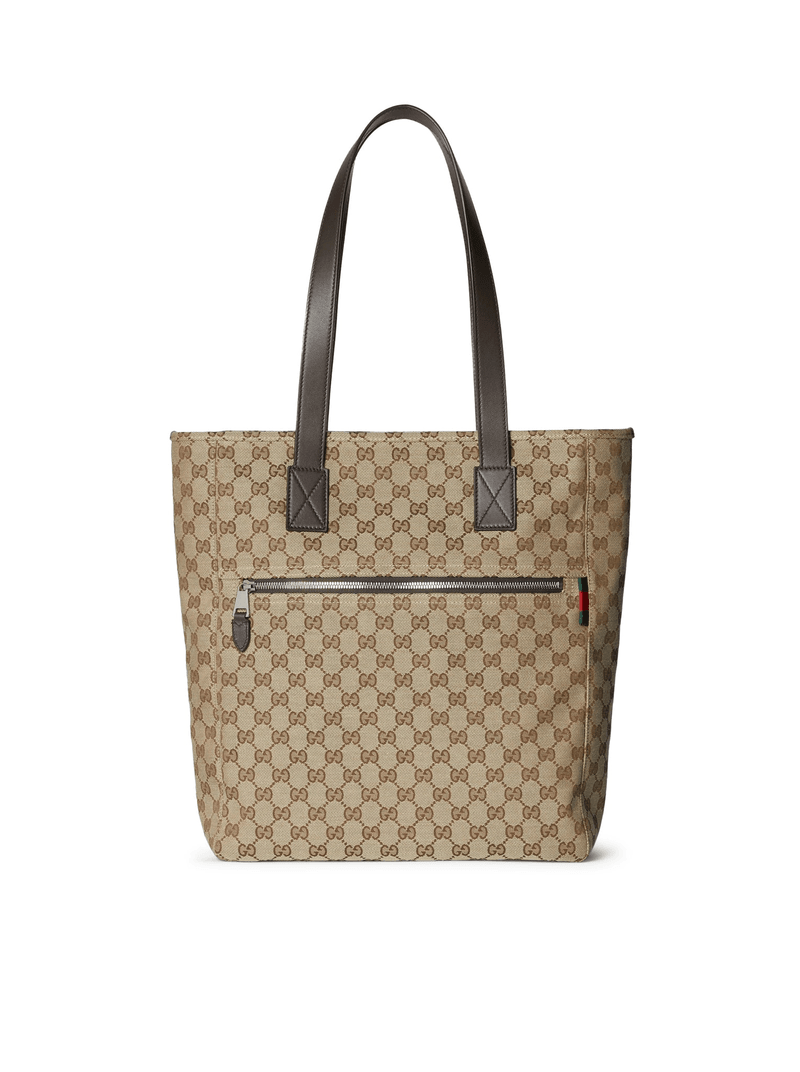 MEDIUM SIZE GG FABRIC SHOPPING BAG - Gucci - Man