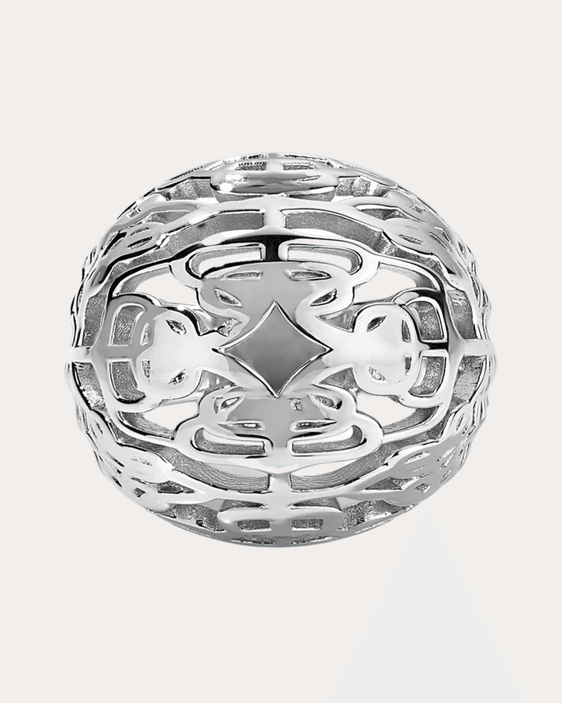 Ruveil Women's Platinum Resonance Ring