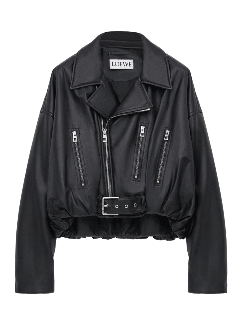LAMBSKIN BIKER JACKET - Loewe - Woman