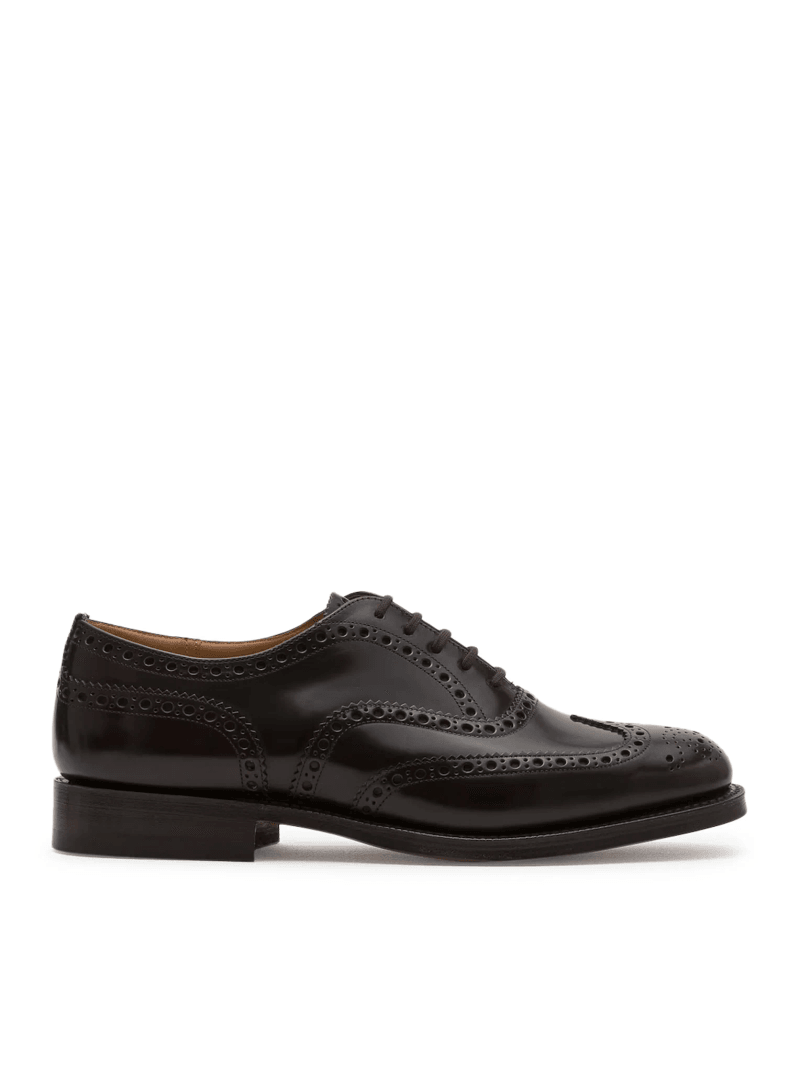 OXFORD BROGUE BURWOOD IN BRUSHED CALFSKIN - Church`s - Man