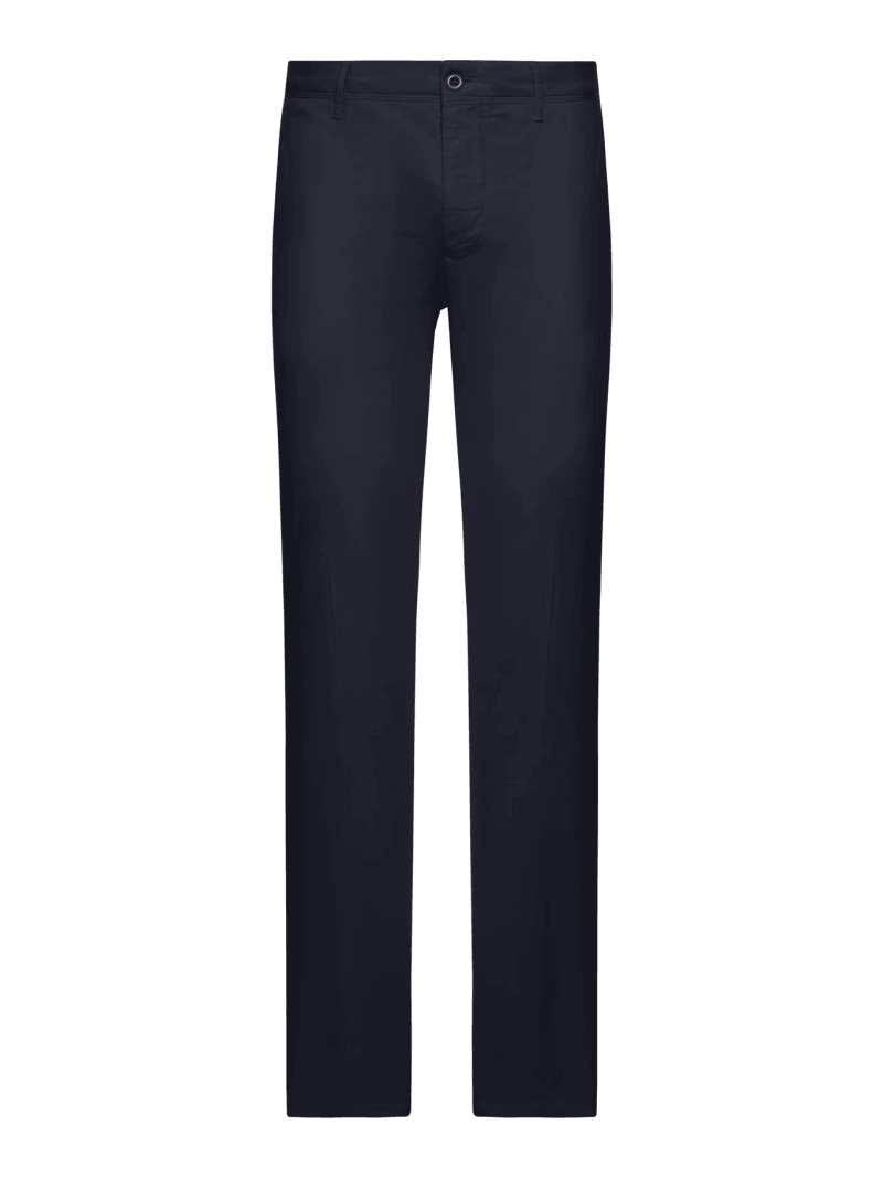 STRETCH COTTON AND LINEN BLEND TROUSERS - Incotex - Man
