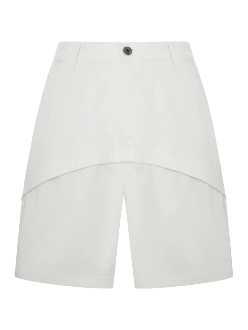 ASYMMETRIC PANELLED DENIM SHORTS - Loewe X Paula`s Ibiza - Woman