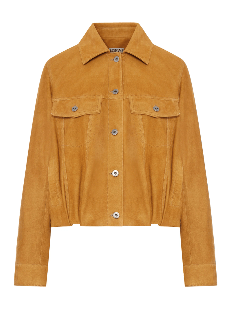SUEDE GOATSKIN JACKET - Loewe - Woman