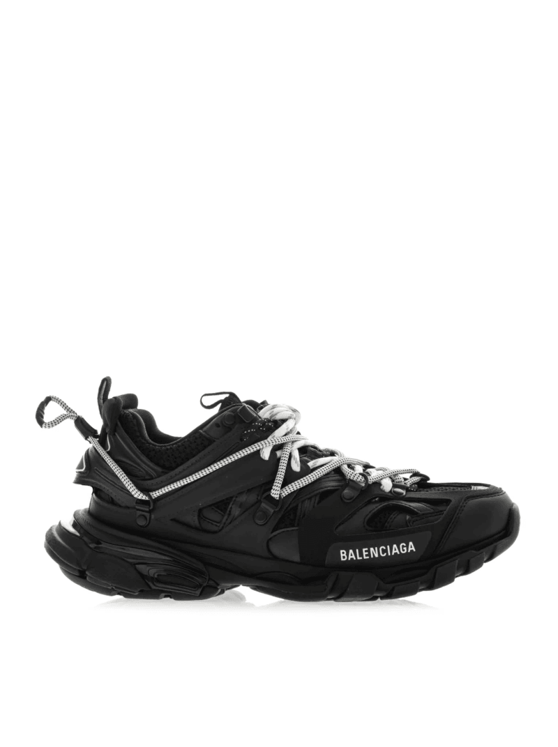 MEN`S TRAIL LACES TRACK SNEAKER IN BLACK/WHITE - Balenciaga - Man