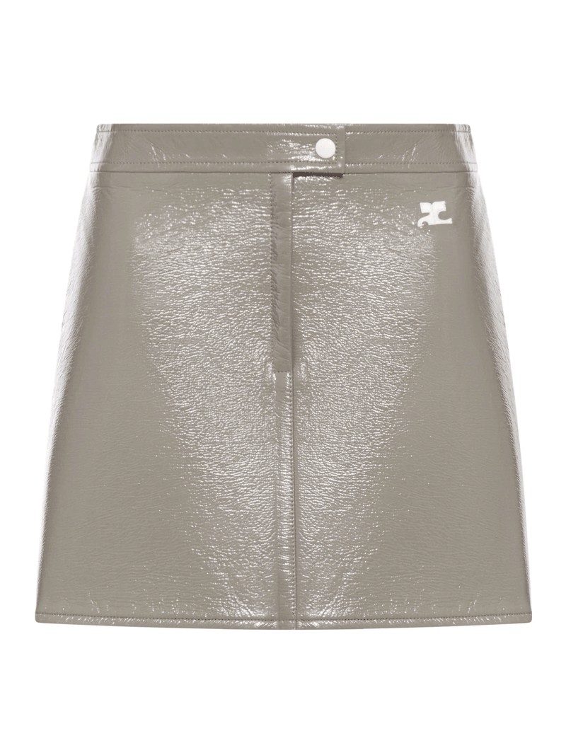 MINISKIRT RE-EDITION IN VINYL - Courreges - Woman