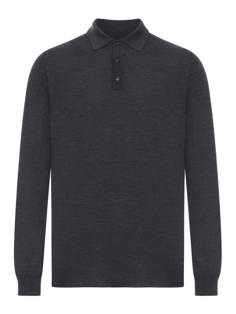 POLO SHIRT IN FINE COMBED WOOL - Zanone - Man