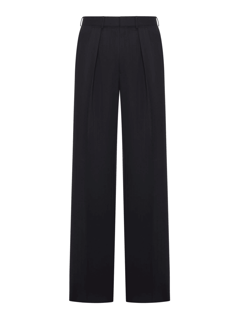 PINSTRIPED TAILORED WOOL TROUSERS - Tom Ford - Man