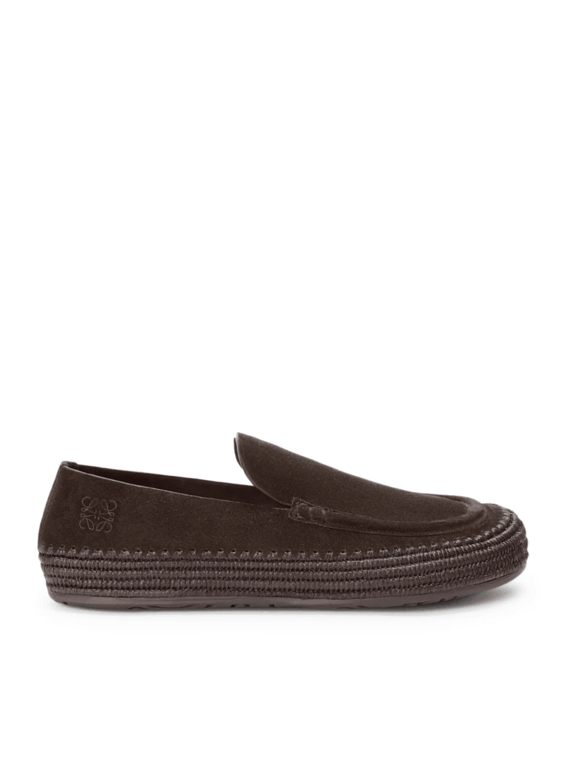 RIO SUEDE AND RAFFIA LOAFERS - Loewe X Paula`s Ibiza - Man