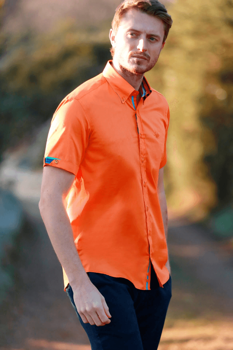 CLASSIC SATIN COTTON SHORT SLEEVE SHIRT PEGASUS EDITION