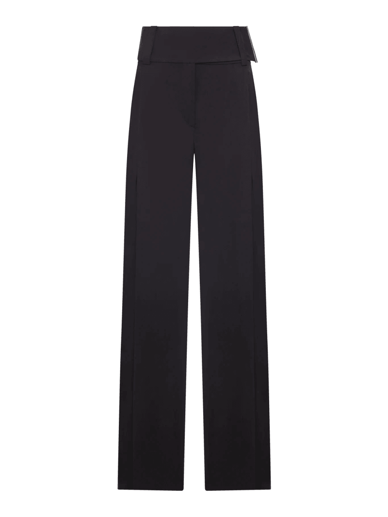 WIDE SATIN TROUSERS - Sportmax - Woman