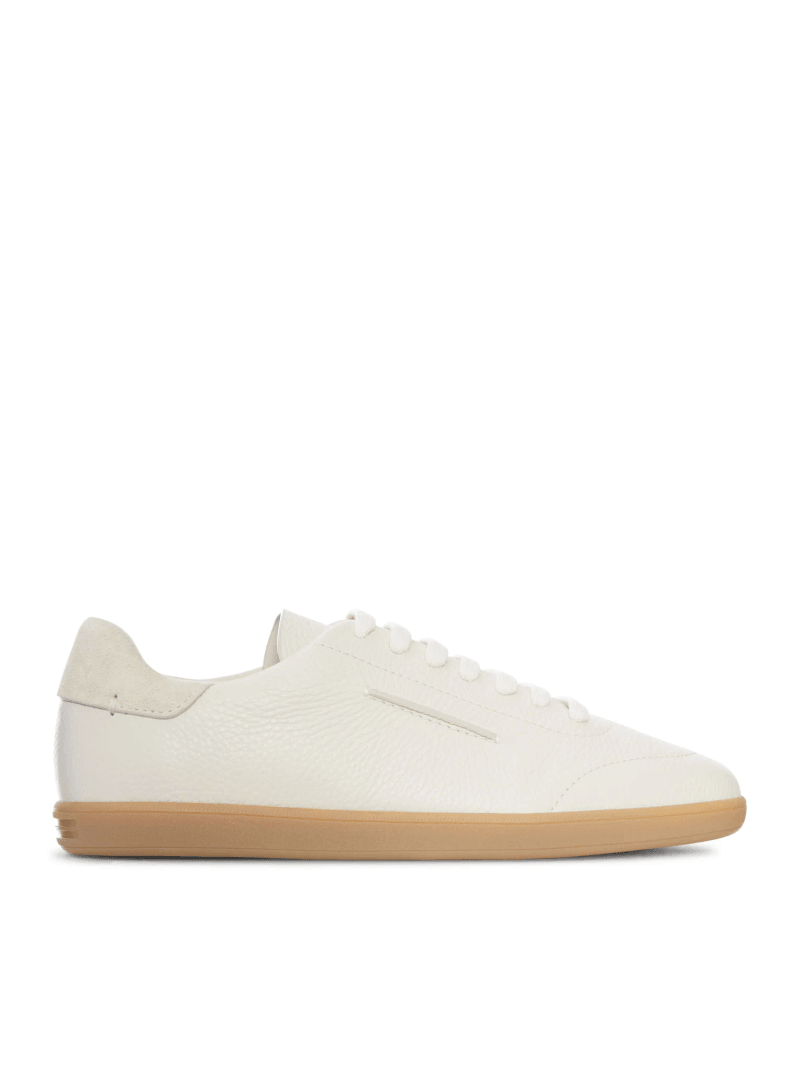 LOW-TOP LEATHER SNEAKERS - Zegna - Man