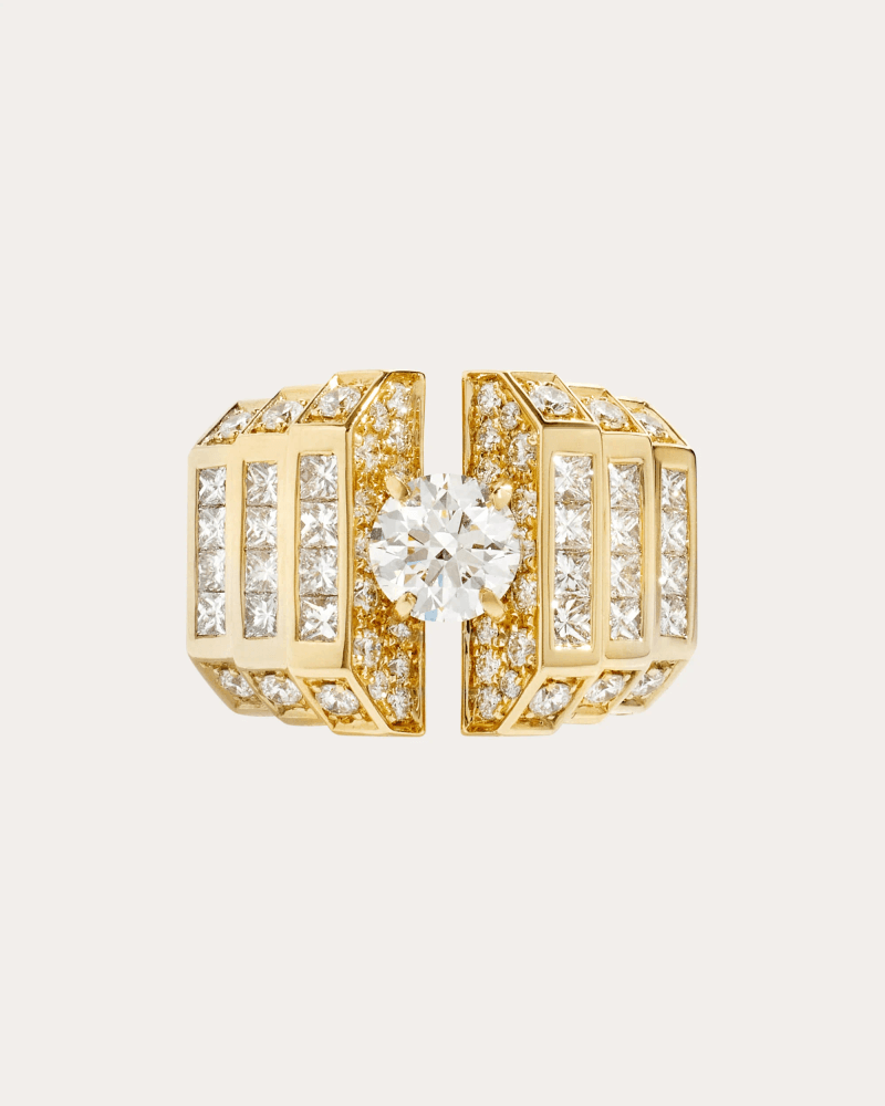 STATEMENT Paris Women's Diamond & 18k Gold Meaningful Ring