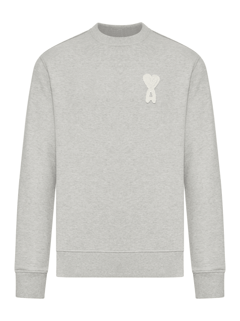 AMI DE COEUR COTTON KNIT SWEATSHIRT - Ami Paris - Man