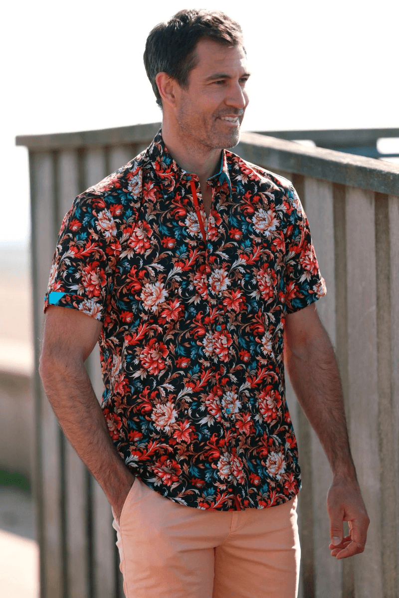 Baroque Bloom Short Sleeve Shirt